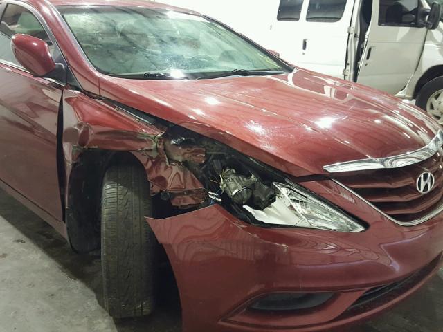 5NPEB4AC5CH467762 - 2012 HYUNDAI SONATA GLS BURGUNDY photo 9