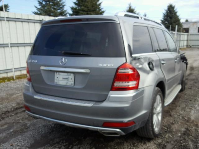 4JGBF2FE3CA769057 - 2012 MERCEDES-BENZ GL 350 BLU GRAY photo 4