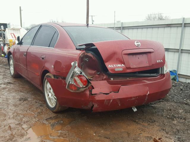 1N4AL11DX5C219160 - 2005 NISSAN ALTIMA S RED photo 3