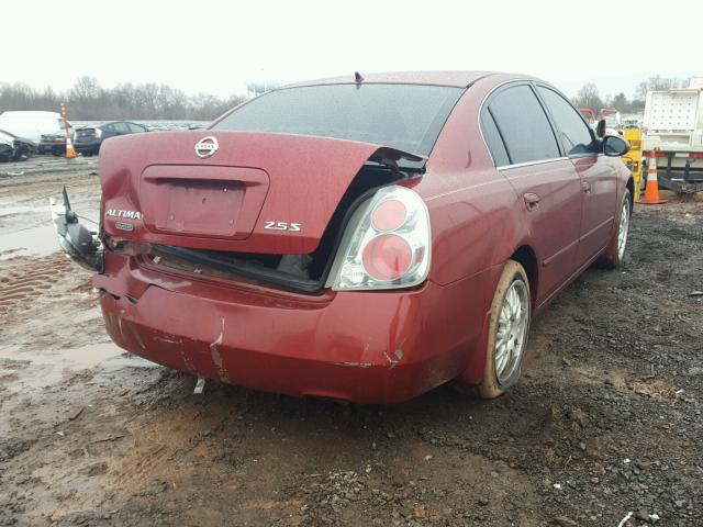 1N4AL11DX5C219160 - 2005 NISSAN ALTIMA S RED photo 4