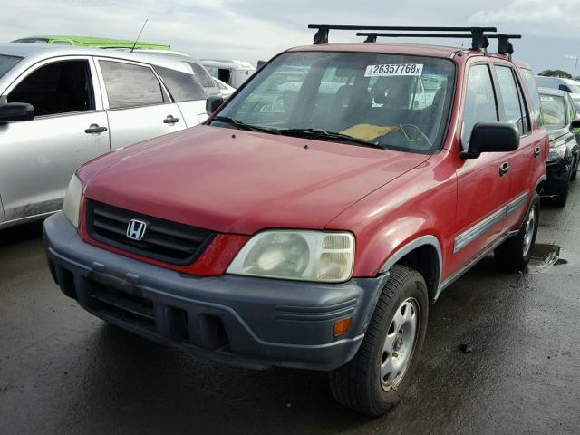 JHLRD1843XC079197 - 1999 HONDA CR-V LX RED photo 2