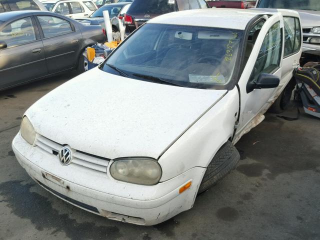 9BWGC21J8Y4029572 - 2000 VOLKSWAGEN GOLF GLS WHITE photo 2