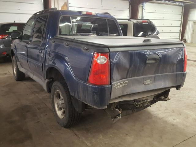 1FMZU67K64UA22701 - 2004 FORD EXPLORER S BLUE photo 3