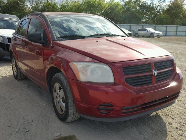 1B3HB28B67D506614 - 2007 DODGE CALIBER BURGUNDY photo 1