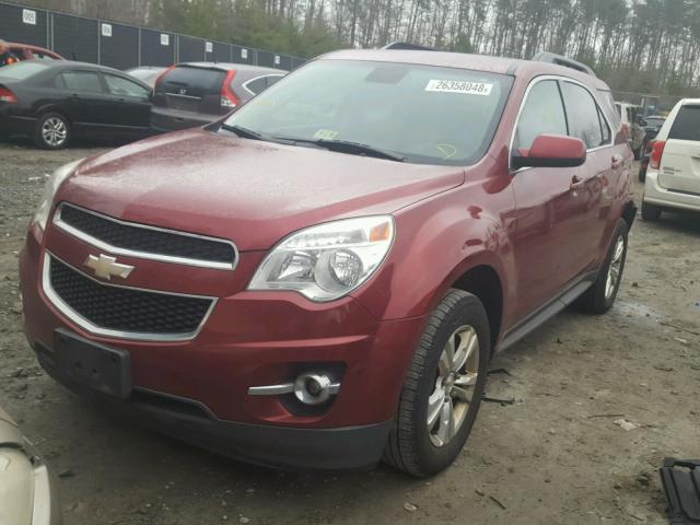 2GNALPEK0C6321151 - 2012 CHEVROLET EQUINOX LT MAROON photo 2