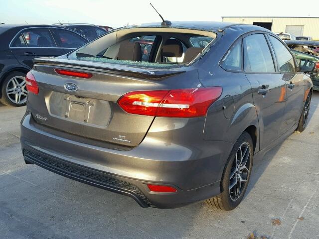 1FADP3F29FL361358 - 2015 FORD FOCUS SE GRAY photo 4