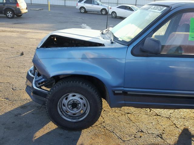 1FMDU32X3MUB95491 - 1991 FORD EXPLORER BLUE photo 9