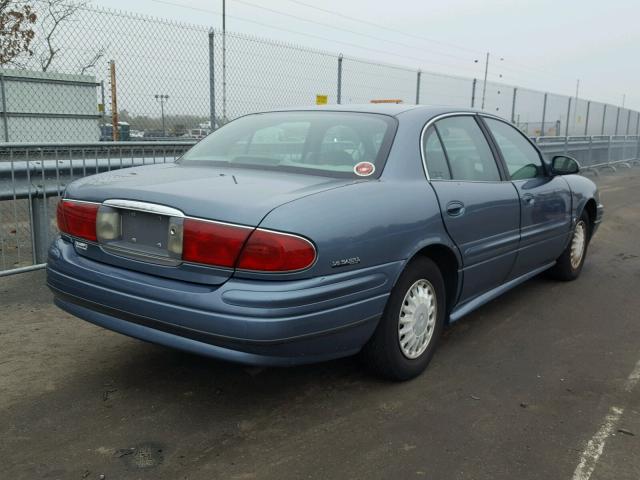 1G4HP54K324144205 - 2002 BUICK LESABRE CU BLUE photo 4