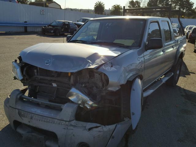 1N6ED27T53C433237 - 2003 NISSAN FRONTIER C GRAY photo 2