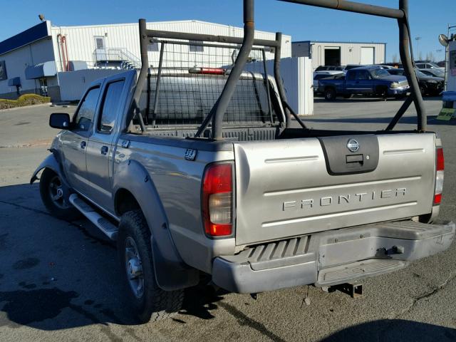 1N6ED27T53C433237 - 2003 NISSAN FRONTIER C GRAY photo 3