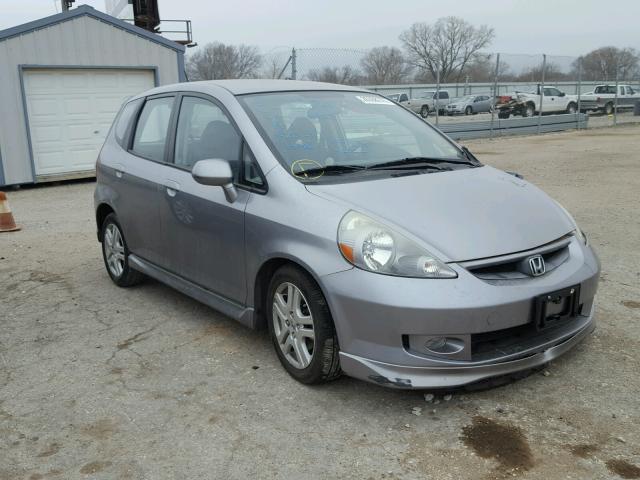 JHMGD38668S066810 - 2008 HONDA FIT SPORT SILVER photo 1