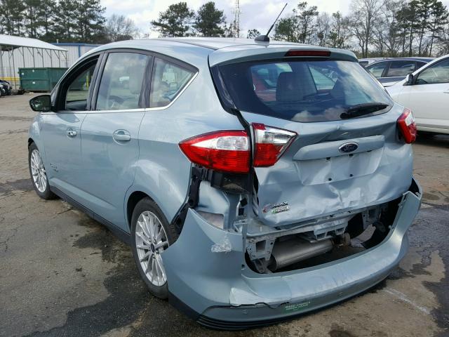 1FADP5CU7EL502735 - 2014 FORD C-MAX PREM BLUE photo 3