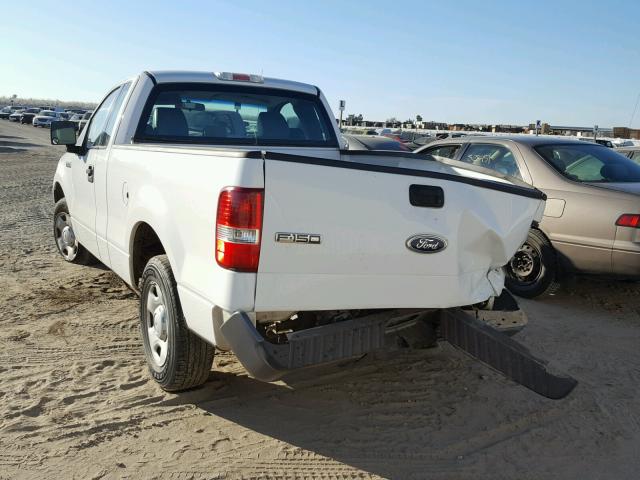 1FTRF12565NB73259 - 2005 FORD F150 WHITE photo 3