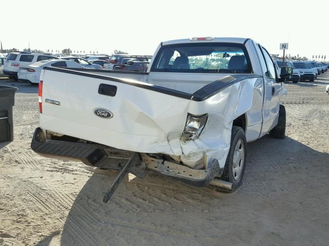 1FTRF12565NB73259 - 2005 FORD F150 WHITE photo 4