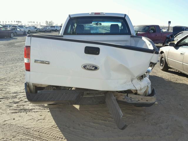 1FTRF12565NB73259 - 2005 FORD F150 WHITE photo 6