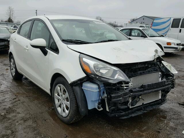 KNADM4A33D6162954 - 2013 KIA RIO LX WHITE photo 1