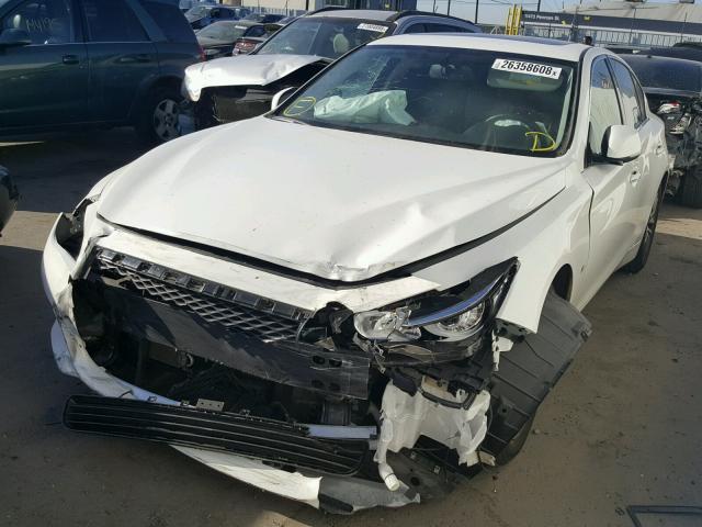 JN1BV7AP6FM358657 - 2015 INFINITI Q50 BASE Blanco foto 2