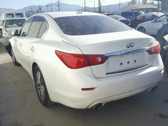 JN1BV7AP6FM358657 - 2015 INFINITI Q50 BASE WHITE photo 3