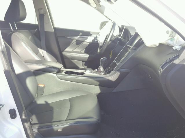 JN1BV7AP6FM358657 - 2015 INFINITI Q50 BASE Blanco foto 5