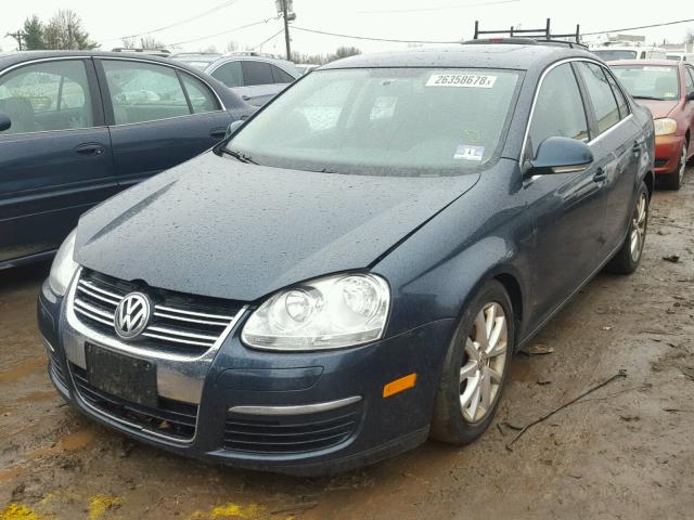 3VWRZ7AJ4AM032605 - 2010 VOLKSWAGEN JETTA SE BLUE photo 2