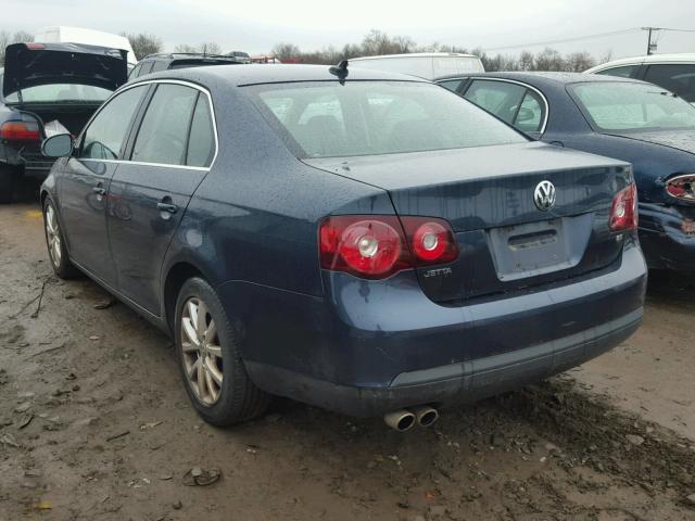 3VWRZ7AJ4AM032605 - 2010 VOLKSWAGEN JETTA SE BLUE photo 3