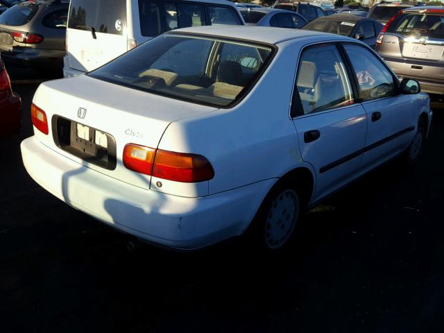 JHMEG8657SS046918 - 1995 HONDA CIVIC LX WHITE photo 4