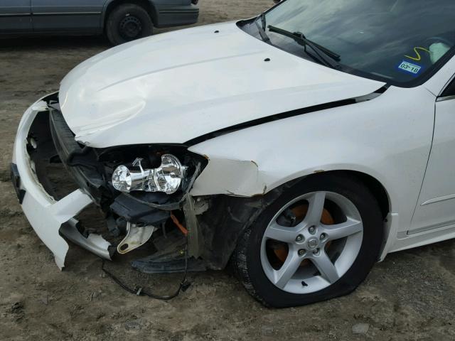 1N4BL11D96C185394 - 2006 NISSAN ALTIMA SE WHITE photo 9