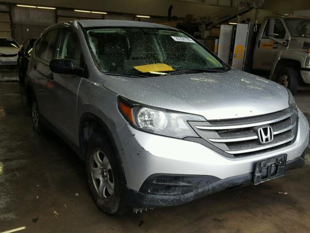 5J6RM4H36EL039404 - 2014 HONDA CR-V LX SILVER photo 1