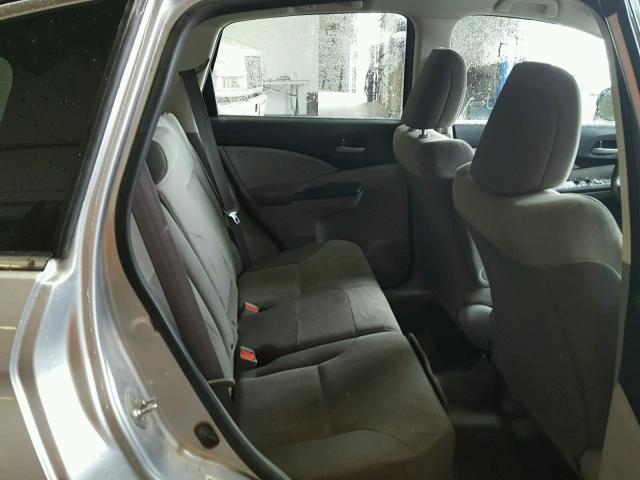 5J6RM4H36EL039404 - 2014 HONDA CR-V LX SILVER photo 6