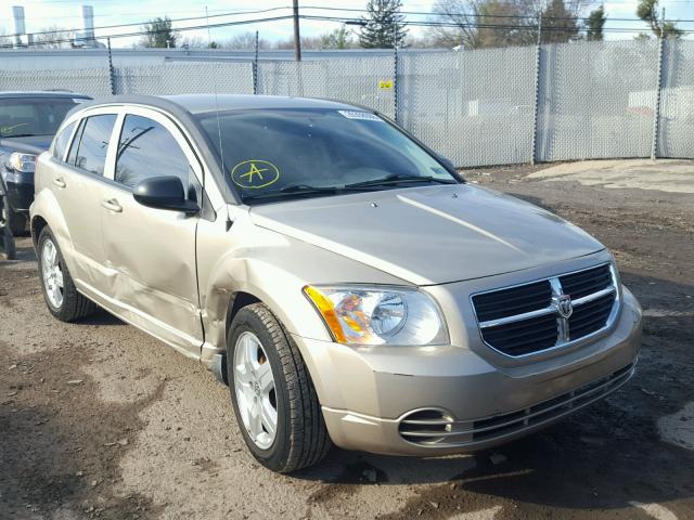 1B3HB48A59D150128 - 2009 DODGE CALIBER SX BEIGE photo 1