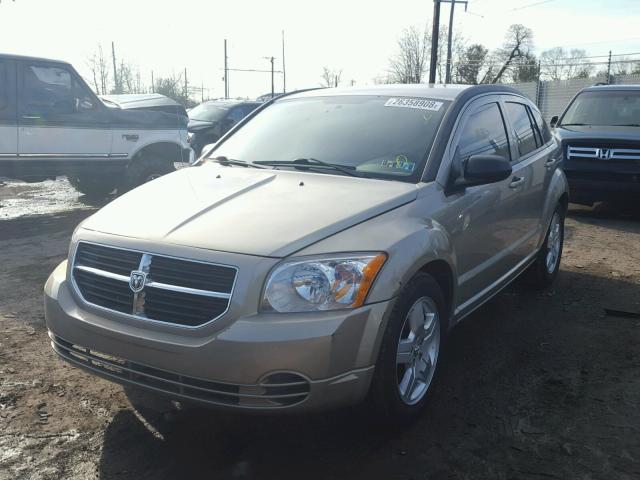 1B3HB48A59D150128 - 2009 DODGE CALIBER SX BEIGE photo 2