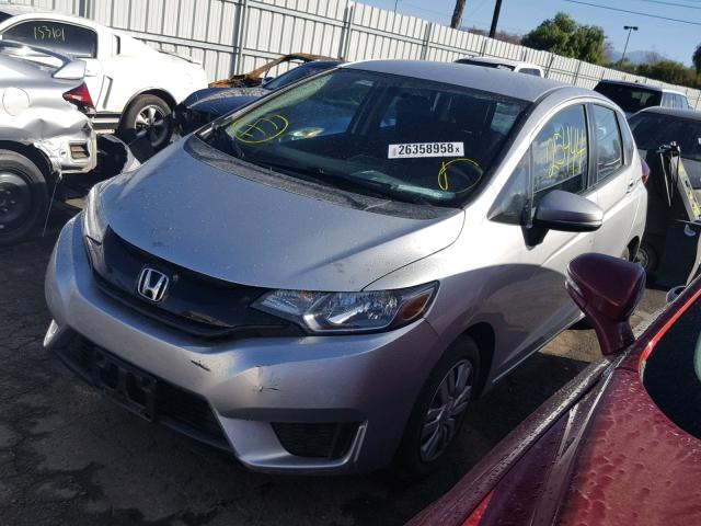 3HGGK5H5XFM787181 - 2015 HONDA FIT LX فضي صورة 2