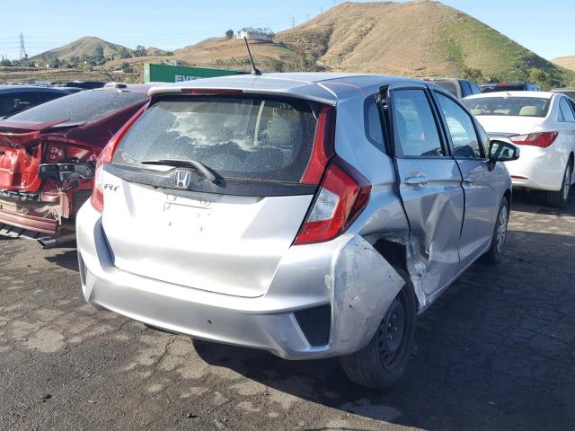3HGGK5H5XFM787181 - 2015 HONDA FIT LX فضي صورة 4