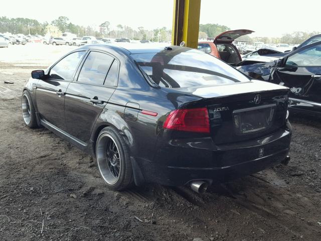 19UUA66254A067446 - 2004 ACURA TL BLACK photo 3