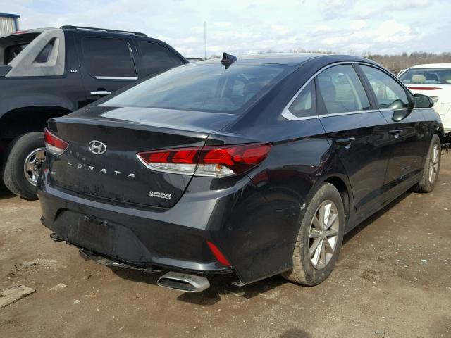 5NPE24AF9JH631120 - 2018 HYUNDAI SONATA SE BLACK photo 4