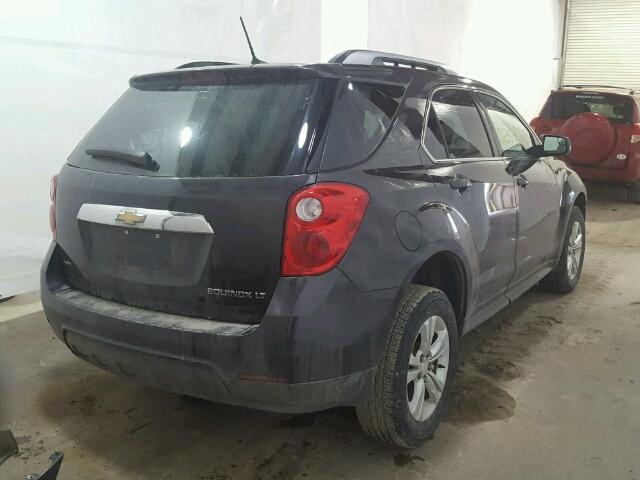 1GNFLFEK6EZ128333 - 2014 CHEVROLET EQUINOX LT BLACK photo 4