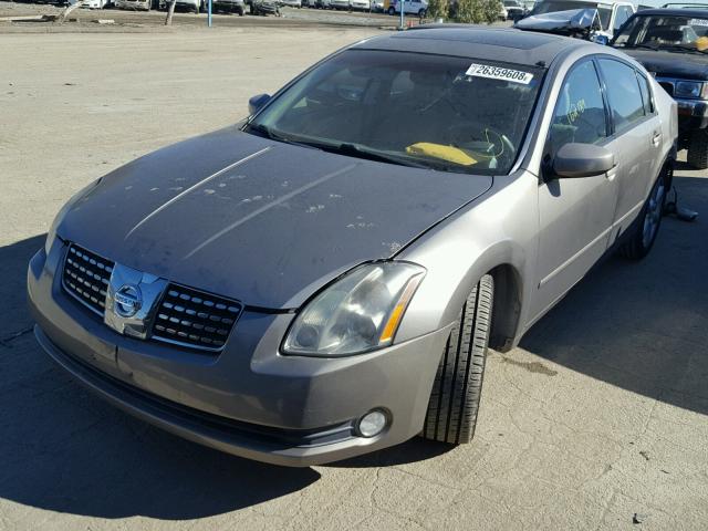 1N4BA41E64C803882 - 2004 NISSAN MAXIMA SE SILVER photo 2