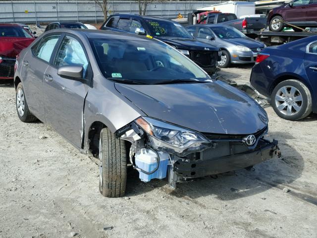 2T1BURHEXGC677106 - 2016 TOYOTA COROLLA L GRAY photo 1