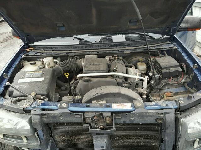 1GNET16S756173666 - 2005 CHEVROLET TRAILBLAZE BLUE photo 7