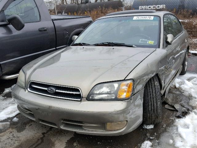 4S3BE656827210544 - 2002 SUBARU LEGACY GT TAN photo 2