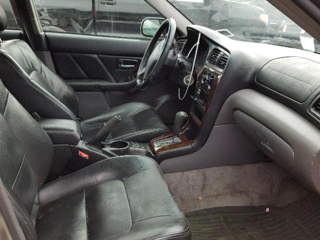 4S3BE656827210544 - 2002 SUBARU LEGACY GT TAN photo 5