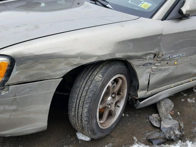 4S3BE656827210544 - 2002 SUBARU LEGACY GT TAN photo 9