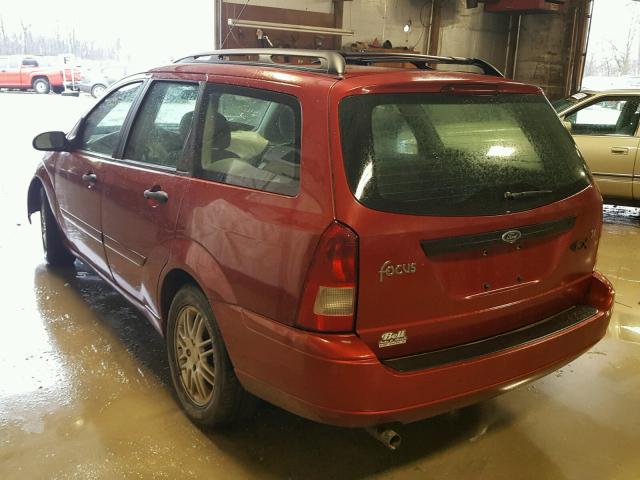 1FAFP36333W343370 - 2003 FORD FOCUS SE RED photo 3