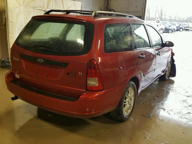 1FAFP36333W343370 - 2003 FORD FOCUS SE RED photo 4