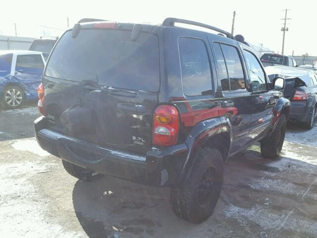 1J4GL38K34W292236 - 2004 JEEP LIBERTY RE BLACK photo 4