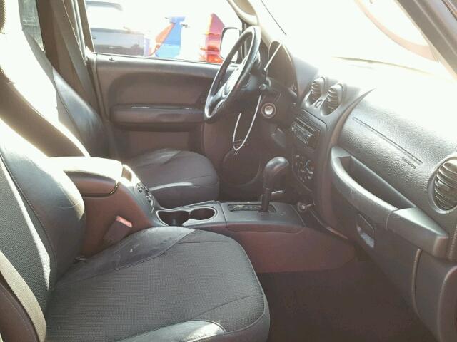 1J4GL38K34W292236 - 2004 JEEP LIBERTY RE BLACK photo 5