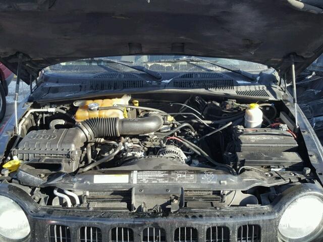 1J4GL38K34W292236 - 2004 JEEP LIBERTY RE BLACK photo 7