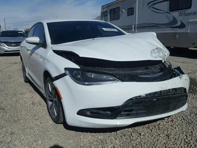 1C3CCCDGXFN540551 - 2015 CHRYSLER 200 S WHITE photo 1