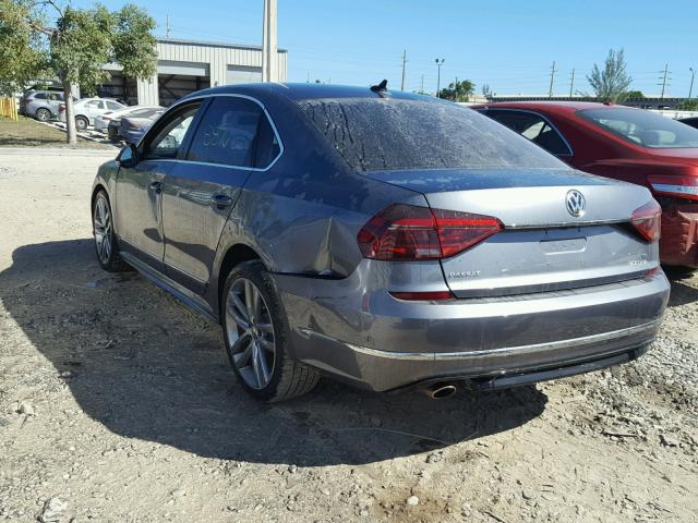 1VWDT7A37HC062688 - 2017 VOLKSWAGEN PASSAT R-L GRAY photo 3