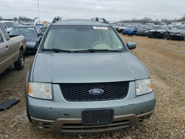 1FMZK02146GA35563 - 2006 FORD FREESTYLE GREEN photo 9